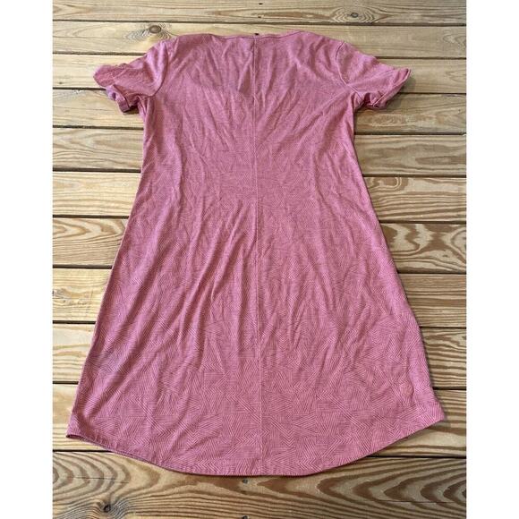 Kuhl T Shirt Dress Size Small Women’s Pink V Neck - Picture 2 of 8